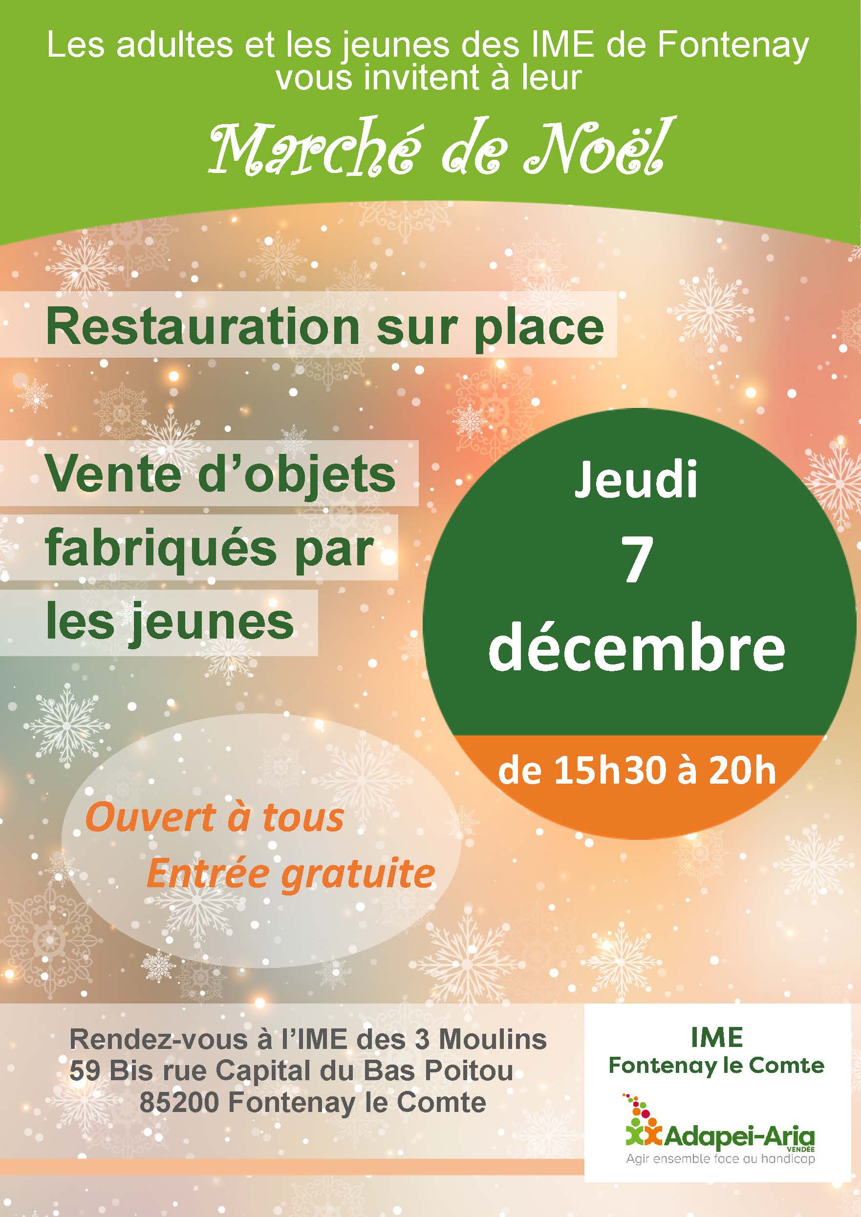 [Marché de Noël ADAPEI ARIA